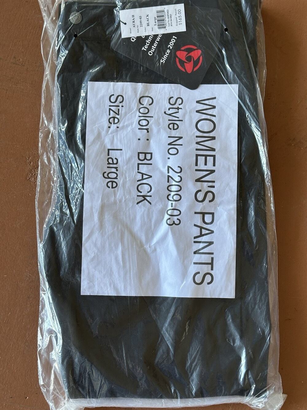 Turbine Women Snow Pants Black Size L Skiing Snowboarding Winter Style 2209 New